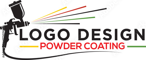 Spray Powder Coating Logo Design