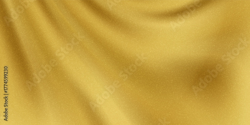 Premium grainy gold gradient background with subtle bright light leaks. Luxury gold abstract background with noise texture.