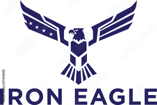 American Patriot Eagle Logo Design