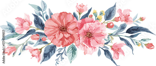 Watercolor Floral Bouquet