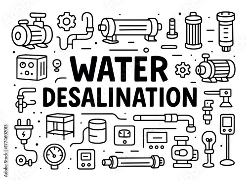 Desalination Doodle Art
