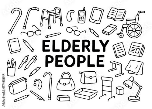 Elderly Essentials Sketch
