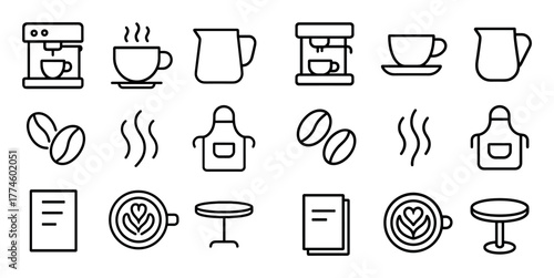 Barista Icons Grid