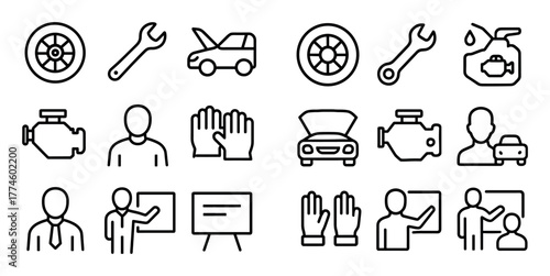 Training Car Icons