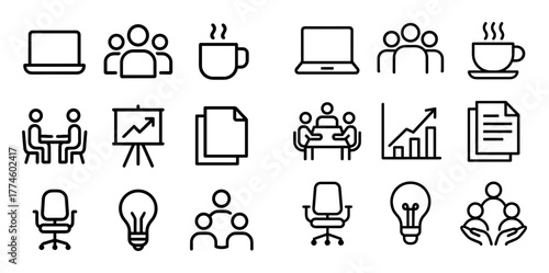 Minimalist Entrepreneur Icons