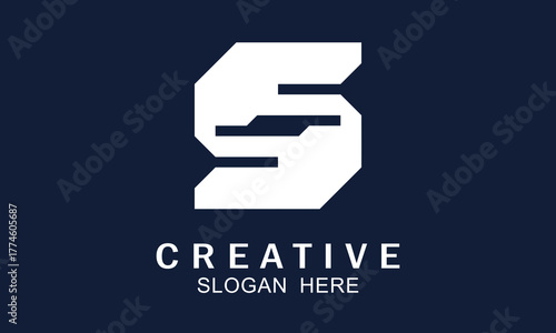 Abstract and unique S symbol logo