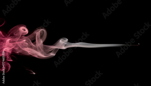 Reverse burning sparkler with pink-gold dust – dreamy ephemeral motion