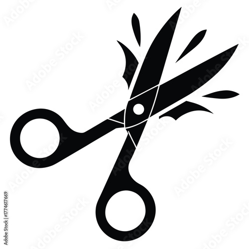 scissors cut