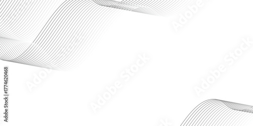 Abstract blue wave lines pattern on white background. vector eps10