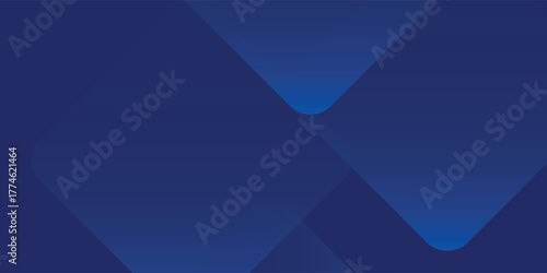 Abstract blue background with glowing geometric lines. Modern blue gradient square shape design.