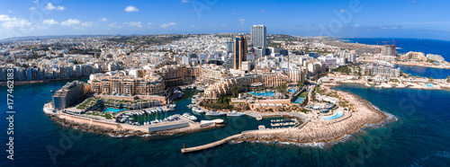 Photos Aerial view shows Sliema and St