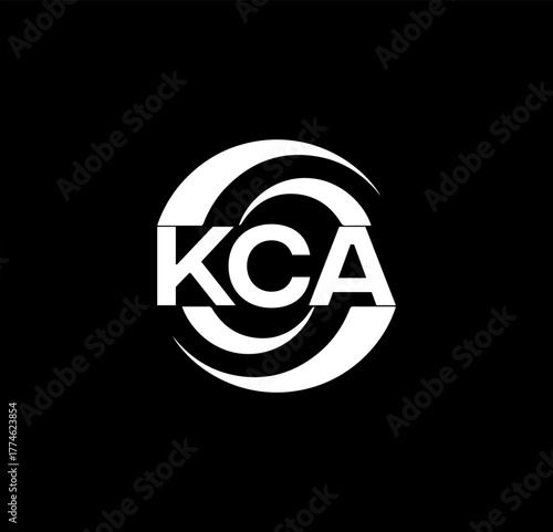 KCA set ,KCA logo. K C A design. White KCA letter. KCA, K C A letter logo design. Initial letter KCA letter logo set, linked circle uppercase monogram logo. K C A letter logo vector design.