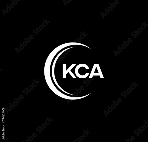 KCA set ,KCA logo. K C A design. White KCA letter. KCA, K C A letter logo design. Initial letter KCA letter logo set, linked circle uppercase monogram logo. K C A letter logo vector design.