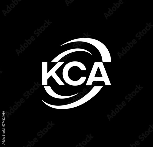 KCA set ,KCA logo. K C A design. White KCA letter. KCA, K C A letter logo design. Initial letter KCA letter logo set, linked circle uppercase monogram logo. K C A letter logo vector design.
