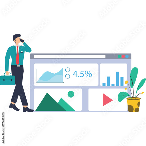 Responsive E-commerce Site Illustration