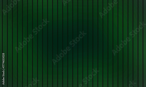Vibrant neon green light stripes pattern on black background creating futuristic abstract wave effect with gradient energy and modern texture