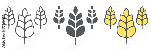 Spikelet icon, farm and agriculture, wheat sign, vector graphics, a linear pattern on a white background.