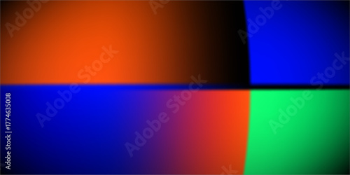 Amazing Blue Orange Yellow White Blur Gradient With Noise Grain Textured, Good For Flyer, Poster