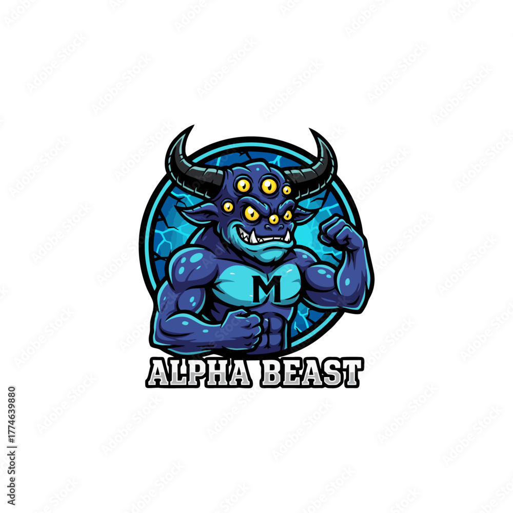 Naklejka premium alpha.eps
