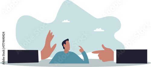 Management skill to stop or compromise disagreement conflict, business war, fight, dispute, argument or negotiation.about a man and his life.