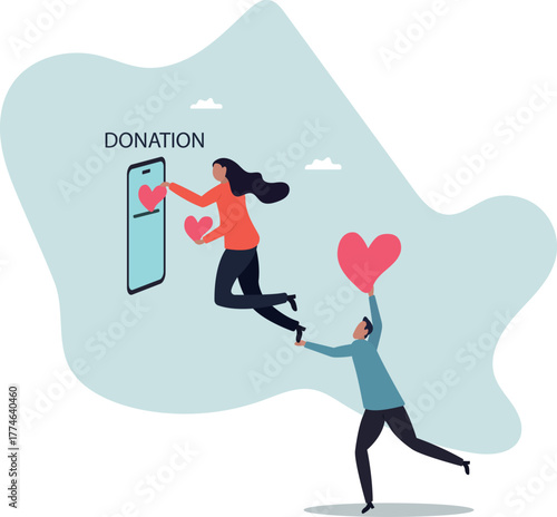 Charity donation, donate online with care to help and support people, giving money or volunteer,about a man and his life.