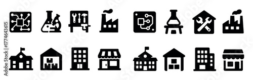 Vector Icons Grid