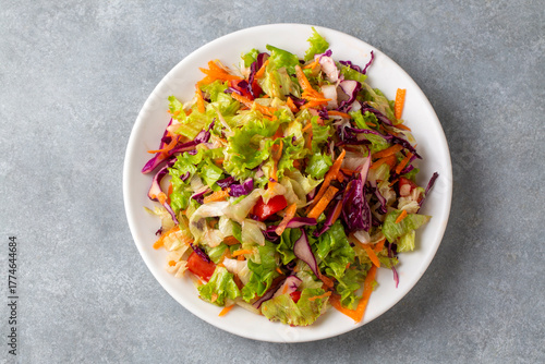 Turkish style lettuce salad...