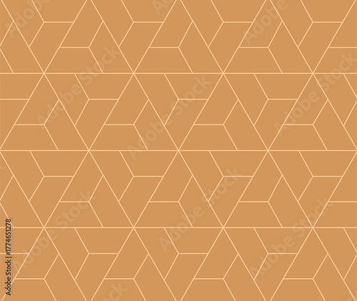 Seamless Geometric Isometric Cube Tessellation