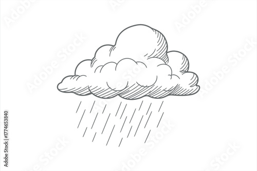 Rain Cloud Illustration