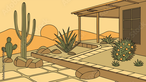 Luxury hotel living room interior design with modern furniture and a window view