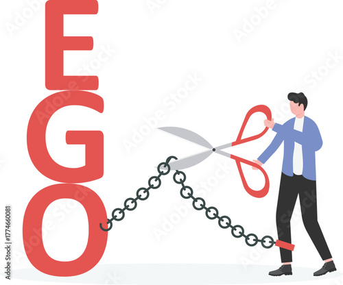 too much proud of yourself or overconfident
