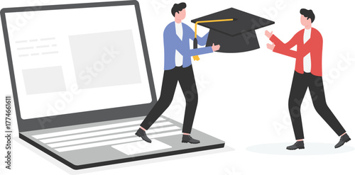 Online education concept

