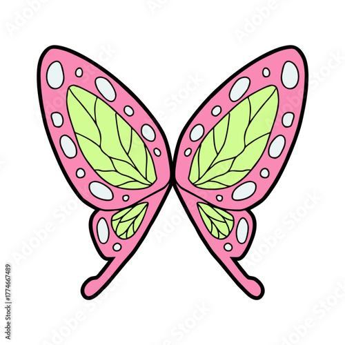 wonderful butterfly design  vector