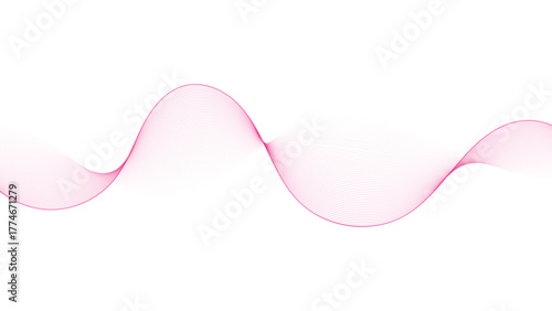 Elegant flowing pink wave design for modern backgrounds and creative projects