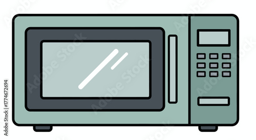 Modern Microwave Oven for Quick and Easy Cooking.