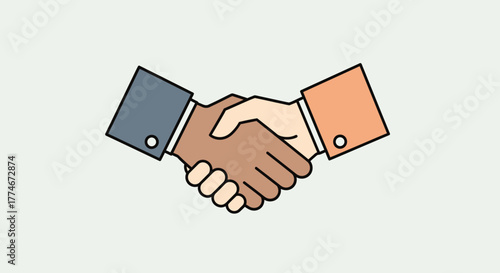 Professional Business Handshake Agreement Partnership Deal.