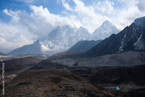 Pyramid research center, Everest base camp trekking, Lobuche area, Nepal
