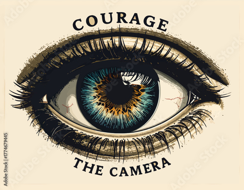 Courage and Vision The Eye as a Symbol of Strength and Photography
