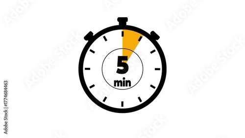 Digital clock counting 10 min seconds. Modern timer design for events, promotions, or emergency alert visuals.