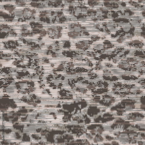 Grunge Wallart Style Abstract StripesVector Leopard Skin Seamless Pattern, surface, all over print animal skin grunge art, womenswear top, bottom, fashionable trendy new style wrapping paper 