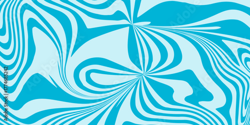 Psychedelic swirl seamless pattern. 60s, 70s style liquid groovy background. modern creative trendy design