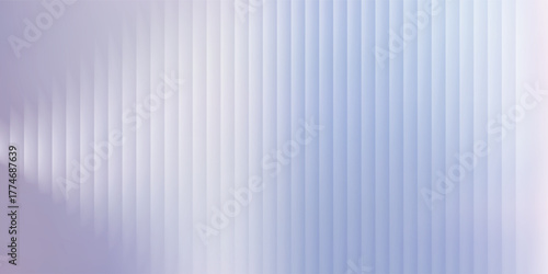 Vector Gray Blurred Glass Gradient background. Vertical Ribbed glass texture. Abstract bg.