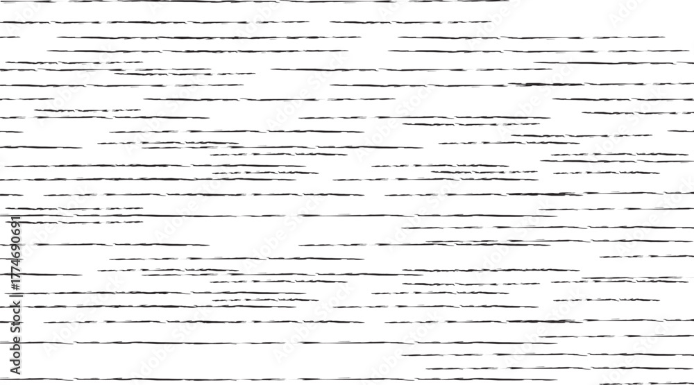 Obraz premium Black glitch line texture with transparent background for modern tech design