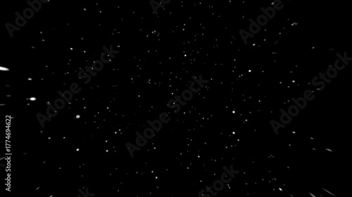 White Spark Light Effect – Glowing Particle Burst with Futuristic Energy Trails and Abstract Glow