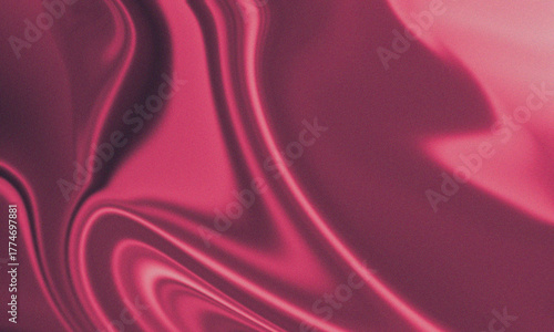 This design features a grainy gradient background with a soft pink texture that flows smoothly. The gentle curves create a sense of depth and modern aesthetic