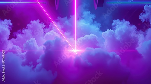 Neon Cloudscape