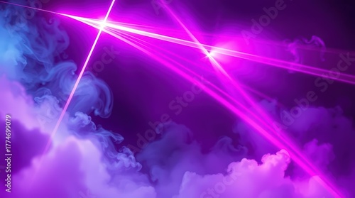 Abstract Laser Light Show