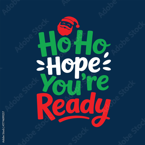 Christmas typography t-shirt design 