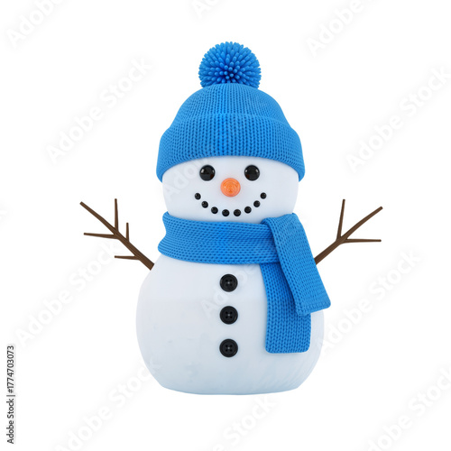 Blue Snowman on White – Charming, Cozy & Perfect for Winter Magic
Fresh, playful, and full of chilly cheer — ideal for holiday cards, kids’ content, or modern seasonal designs.