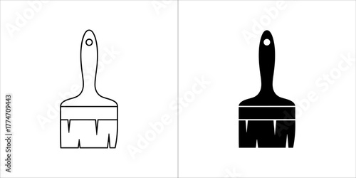 Illustration of a paint brush